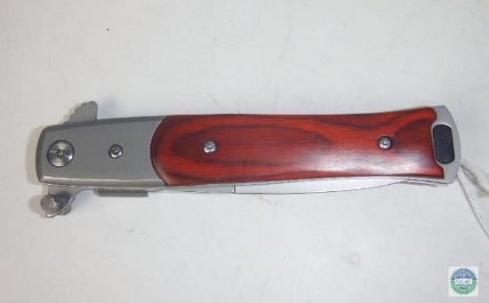 Tac-FOrce Milano Speedster Stainless & Wood Knife