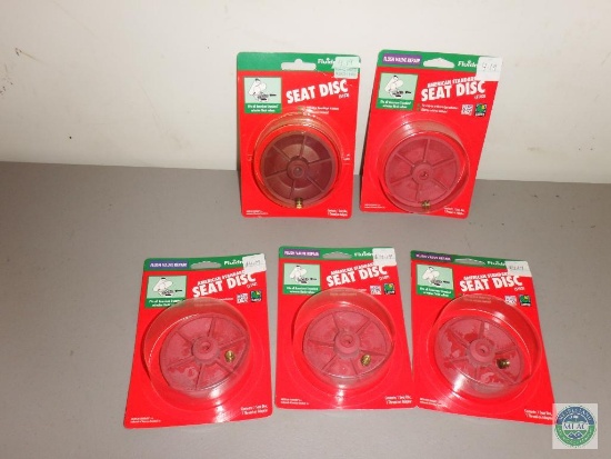 Lot of 5 Toilet Disc Seats Flush Seals