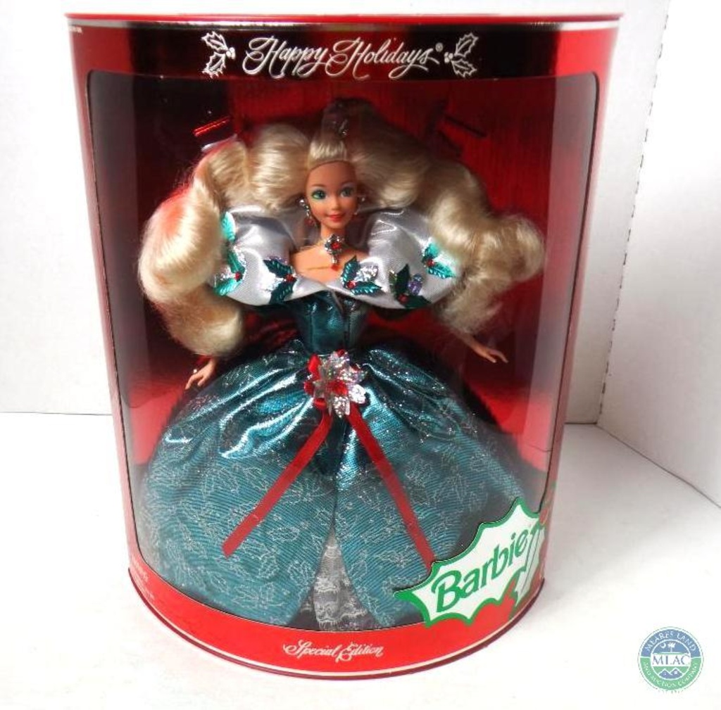 barbie special edition happy holidays 1995