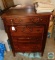 Vintage Wood Dresser on Pedestal legs