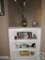 Decorative items - DVDs - books