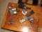 Large box lot of electronics - phones - camera