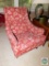 Red Art Deco Style Chair