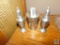 Silver Plated Cup & Weighted Pewter Salt & Pepper Set