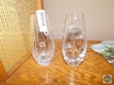 Lot 2 Mikasa Glass Tumblers Possible Crystal