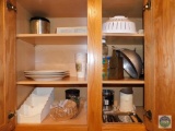 Contents of Cabinets Colander, Grater, Flour Sifter, +