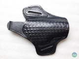 Leather pancake holster for glock 36