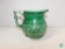 USA Pottery Small Pitcher Green Stoneware