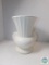 McCoy Floraline Pottery Vase Ivory