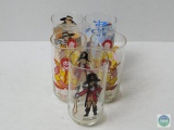 Lot of 5 McDonalds Collector Glasses Ronald +