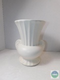 McCoy Floraline Pottery Vase Ivory