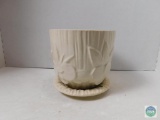 McCoy Pottery Planter Flower Pot Ivory