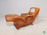McCoy Pottery Lounge Chair Planter Dish Brown