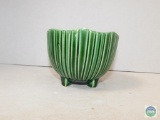 McCoy Pottery Footed Planter Bowl MCP 612 Green