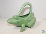 McCoy Pottery Frog Pitcher Creamer Green