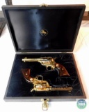 Colt .45 & .22 LR Gold Plated Revolver Set 1964 Pair