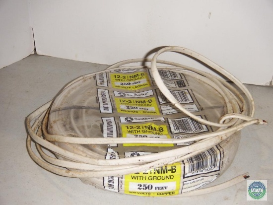 Approximately 260' Southwire 12-2 600V Copper Cable