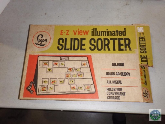 Logan E-Z View Illuminated Slide Sorter in Original Box