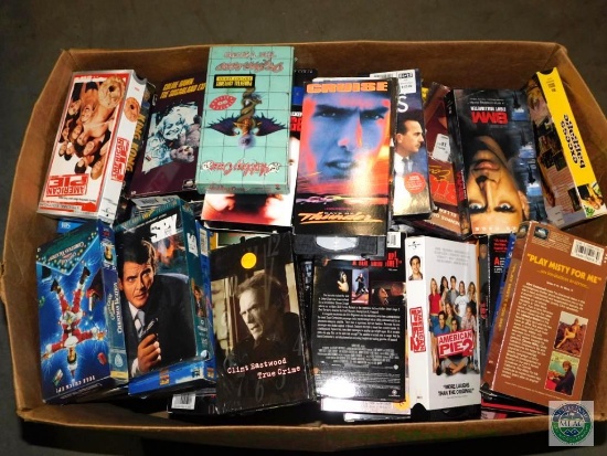 Huge Lot Vintage VHS Cassette Movies