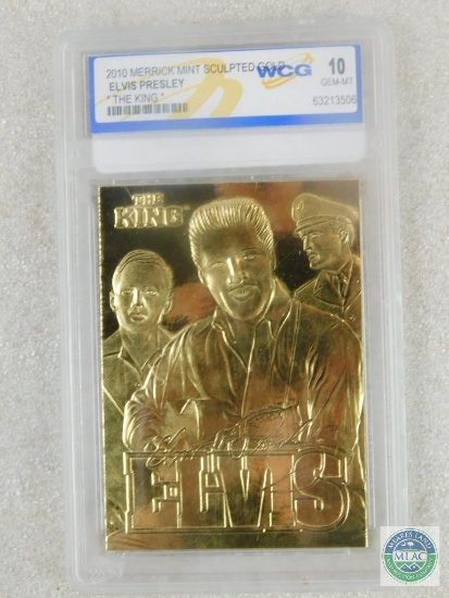 The King Elvis Presley 2010 Merrick Mint Gold Card