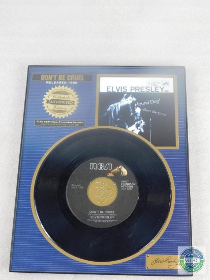 Elvis Presley Framed "Don't Be Cruel" Record