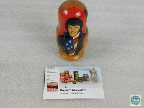 Elvis Presley Russian Nesting Doll Wood Set