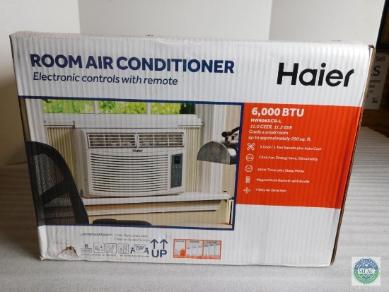 Haier Window Air Conditioner Unit New 6,000 BTU