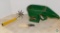 Garden Tool Lot Cultivator, Pruners, and Seeder