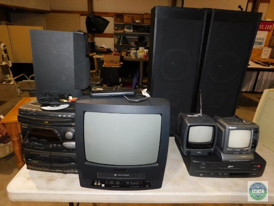 Lot of TV's Radio Speakers & VCR