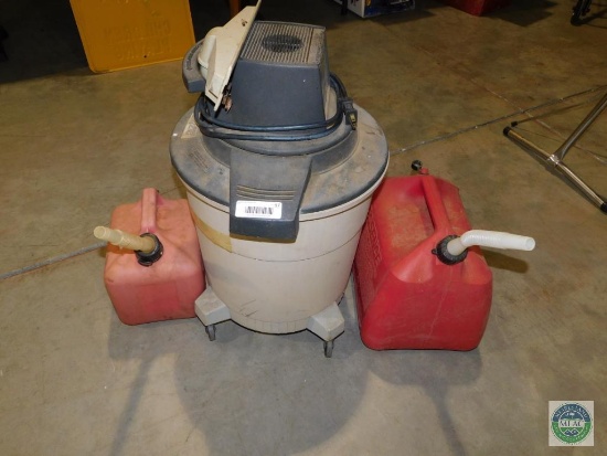 Craftsman Shop Vac & 2 Gas Can Dispensers