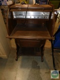 Vintage Capeheart Record Player Radio Roll Type Desk