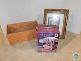 Desktop Fountain, CD Holder, and Jesus Christ Print