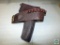 Vintage Leather Tooled Holset & Belt, 45 Colt SAA Pistol