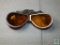 Vintage Goggles with Amber Lense