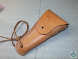 Colt 1911 .45 ACP, US Embossed Leather Flap holster