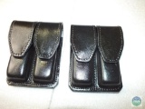 2 New Leather Glock Double Mag Pouches