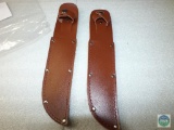 2 New Leather Knife Sheath, up to 6