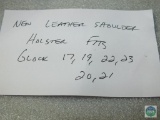 New Leather Shoulder Holster, fits Glock 17, 19, 22, 23, 20, 21