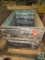 Pallet of 22 aluminum MC Flock screen print frames - 51 x 36.5 inches