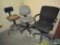 Group of (3) office chairs