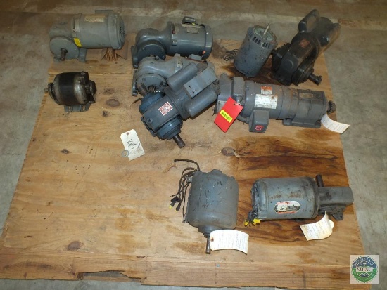 Lot of 10 Electric Motors / Gearmotors