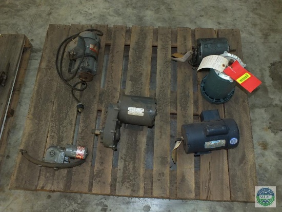 Lot of 6 Electric Motors / Gearmotors