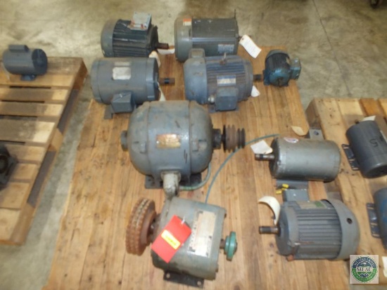 Lot of 9 Electric Motors