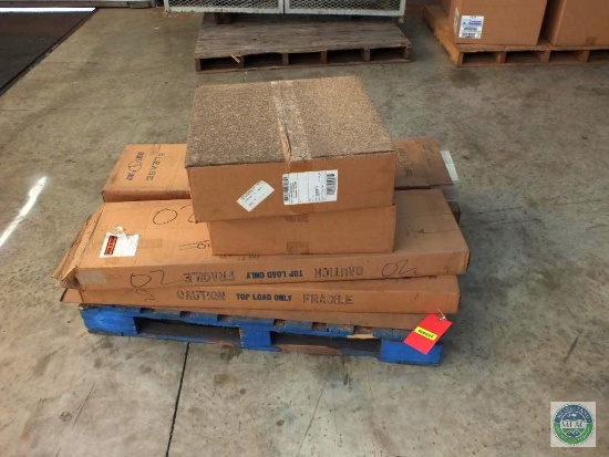 Pallet lot of Plastic Light fixture covers & Filters