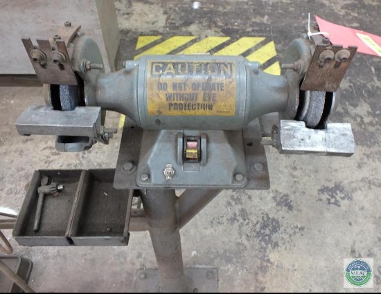 Dayton 6" Bench Grinder Pedestal Mounted