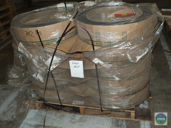 Pallet lot of Plastic Strapping