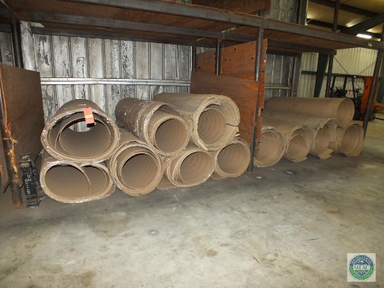 Lot of Cardboard Shipping Rolls