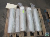 Pallet of (8) rolls of screen material - SABIC Polymershapes VELTEX VINYL