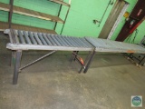Two sections roller conveyor system