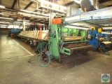 Vinyl Back Coir Yarn Tufting Machine 138' Complete Line.